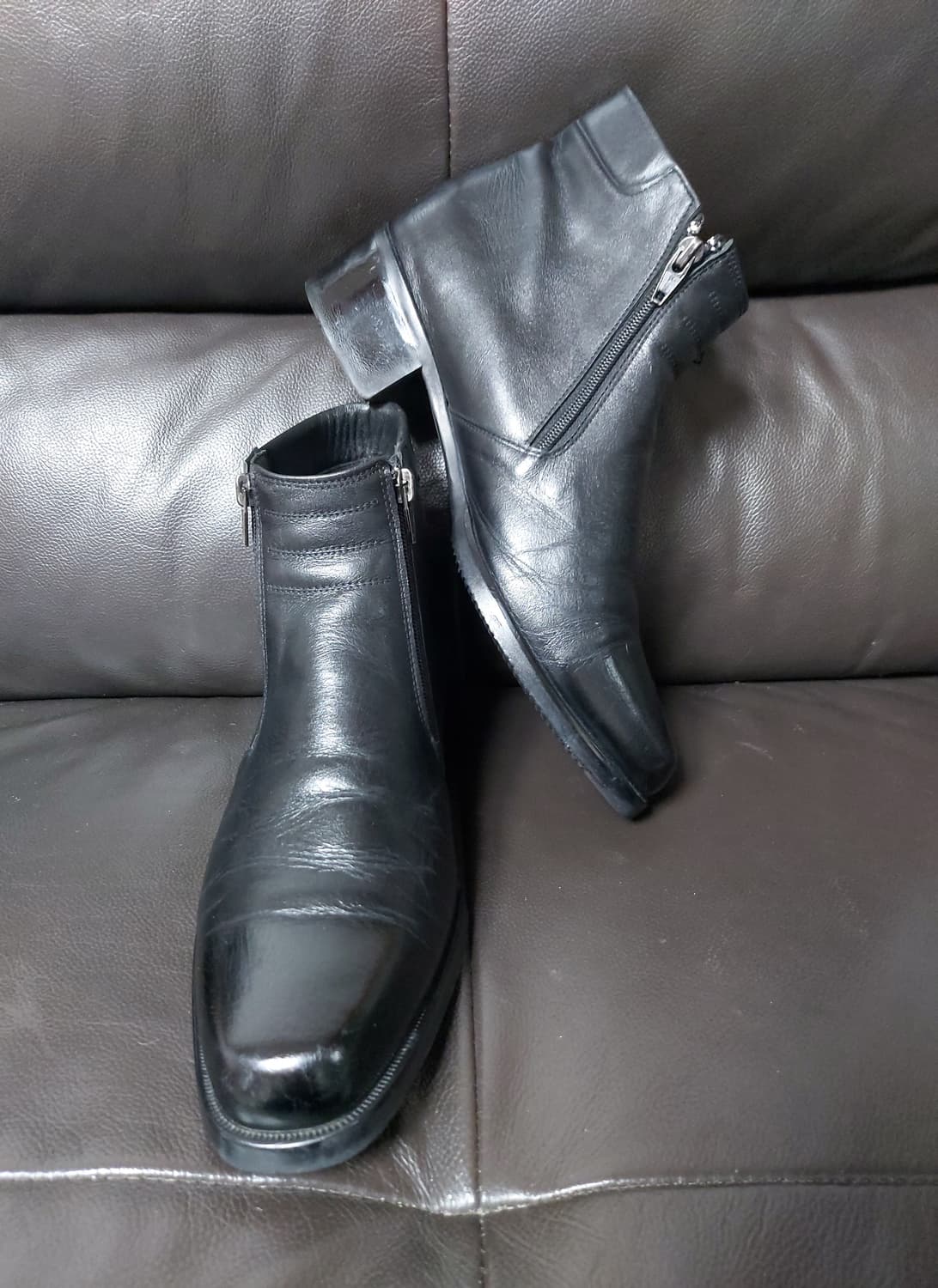 Myung Jack 남성 앵클 키높이 부츠(260mm)

 상품이미지2