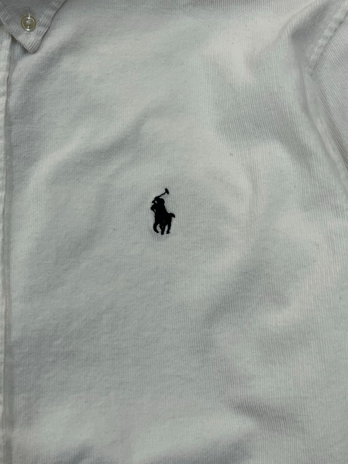 폴로 랄프로렌 코듀로이 셔츠 화이트 L #csz2063 상품이미지5