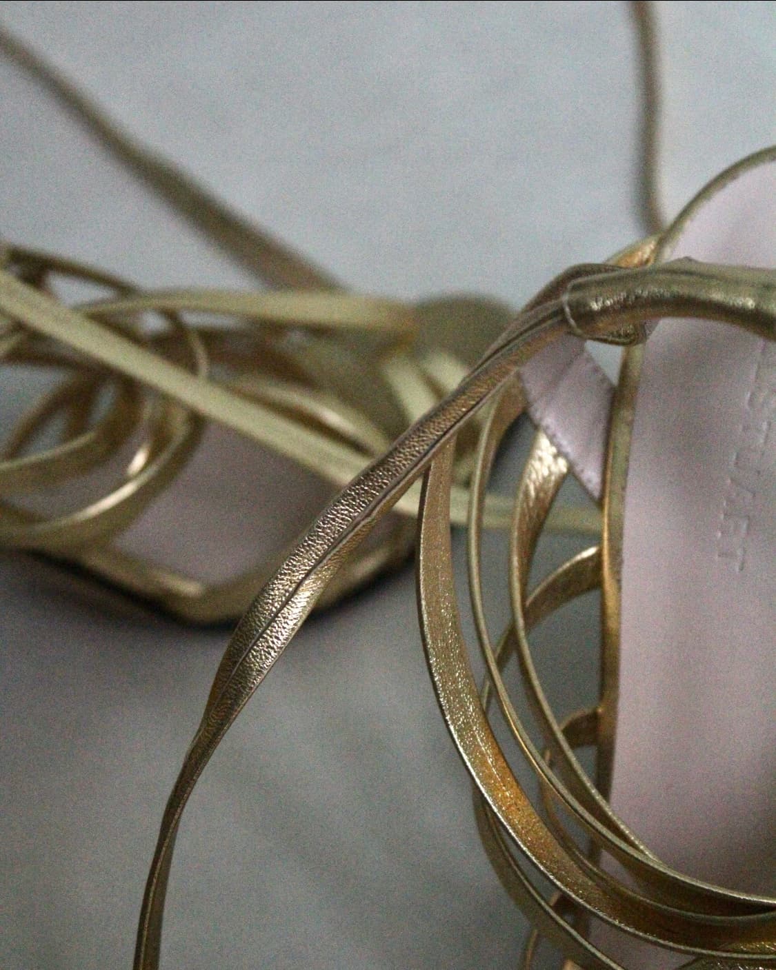 Jill stuart gold lace up heels 상품이미지10