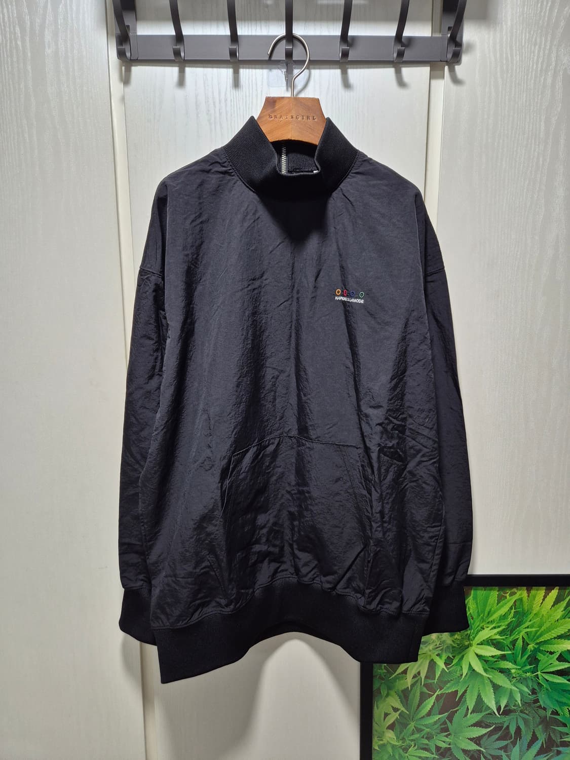 (세일)(새상품)라모드치프 블랙 트레이닝 아노락 세트 상품이미지2