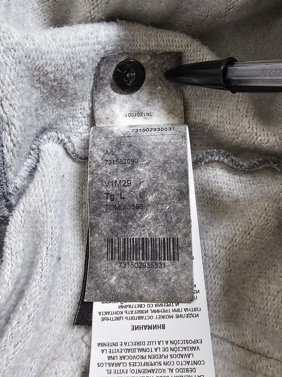 스톤아일랜드 더스트 컬러 트리트먼트 후드티 상품이미지6