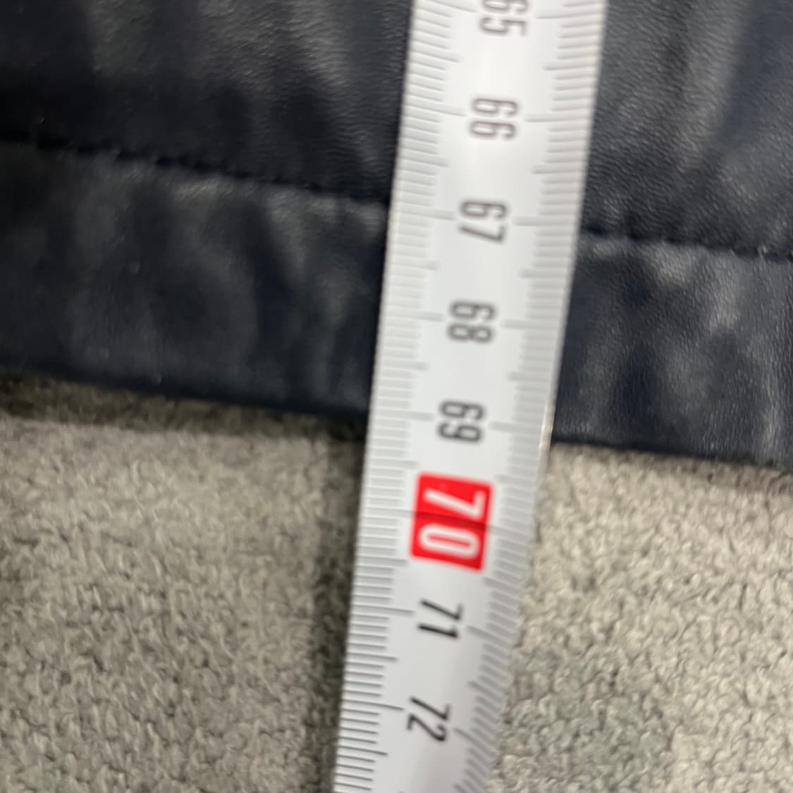 40 Jpn 빈티지 EARLS 양가죽 블루종 투웨이 자켓 상품이미지10