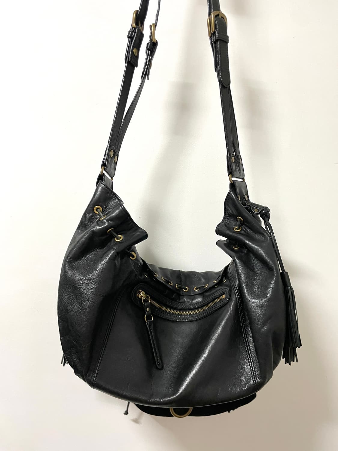 양가죽 크로스 숄더백 상품이미지7