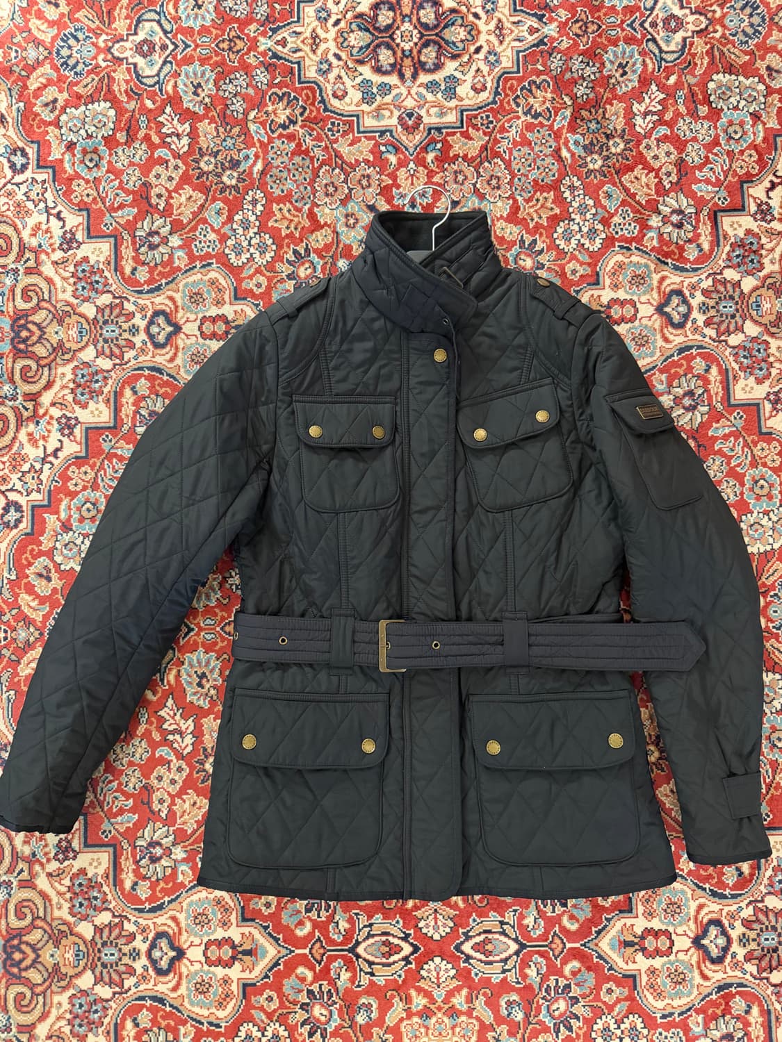 바버 인터네셔널 투어러 폴라 퀼팅 자켓 상품이미지1