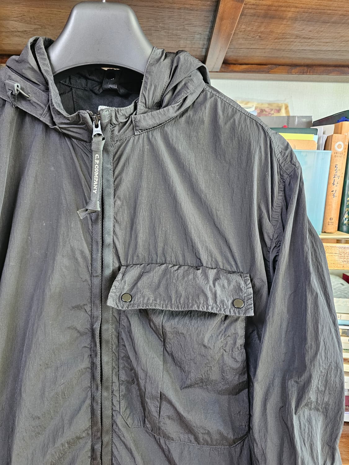 xxl 나일론 씨피 CP컴퍼니 고글 나일론 바람막이 자켓 블 상품이미지4