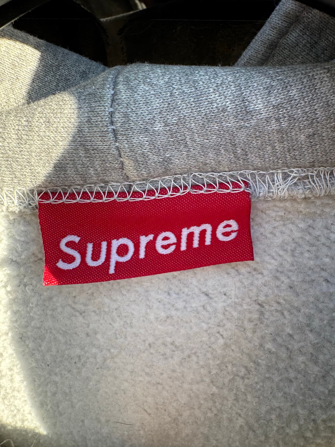 90s 슈프림 후드집업 그레이 아치로고 상품이미지4