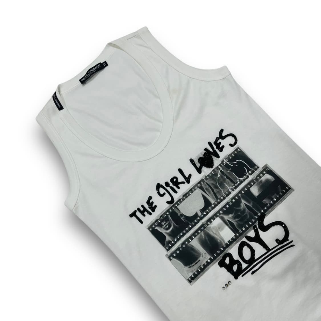 돌체 앤 가바나 러브 보이 걸 큐빅 아카이브 슬리브리스 상품이미지2