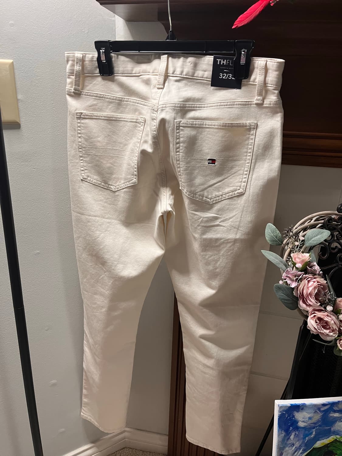 [새상품/정품] 타미힐피거 TH Flex 스트레이트 팬츠 (아이보리) 상품이미지2
