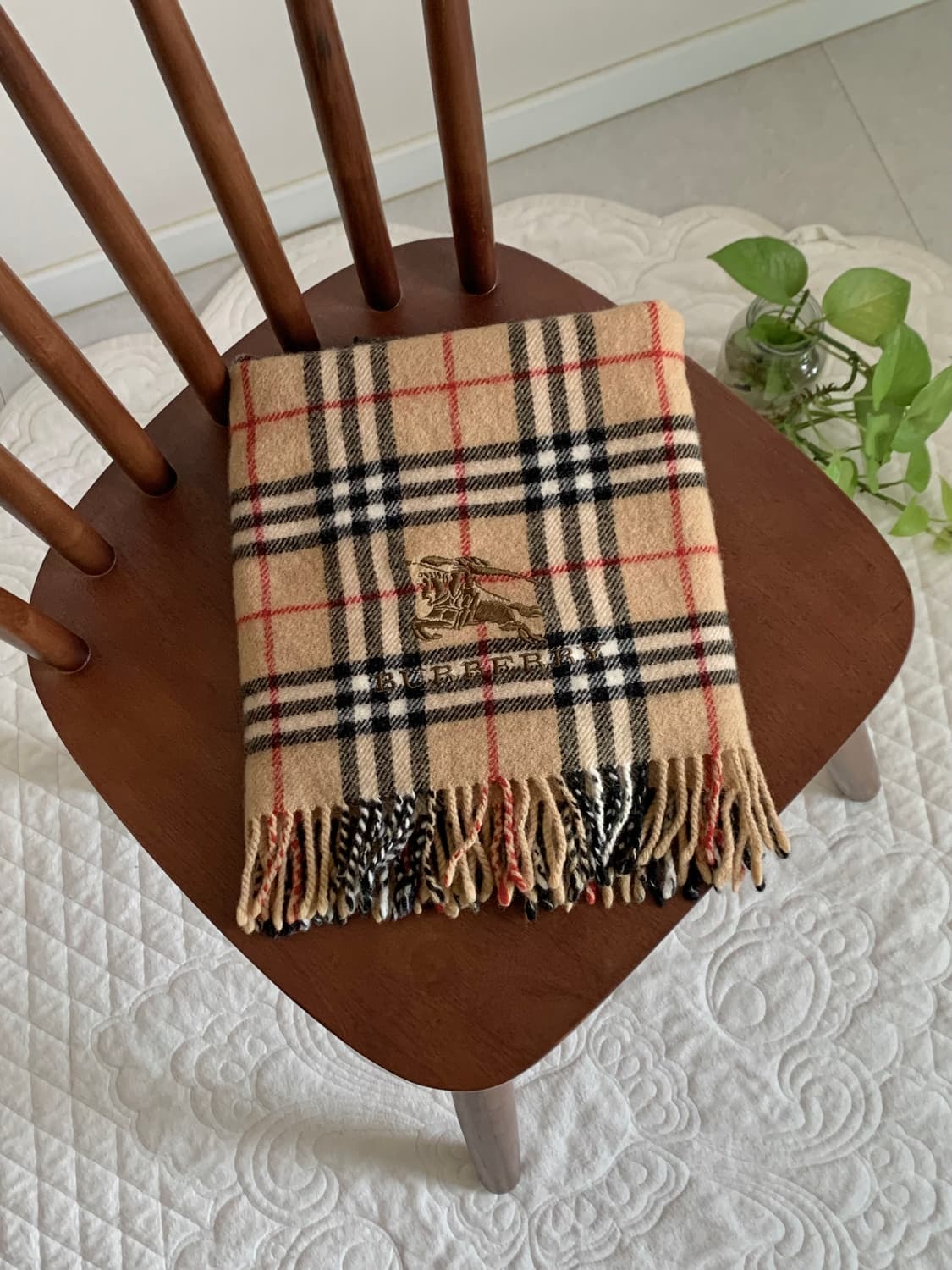 버버리 퓨어 울 무릎담요 상품이미지3