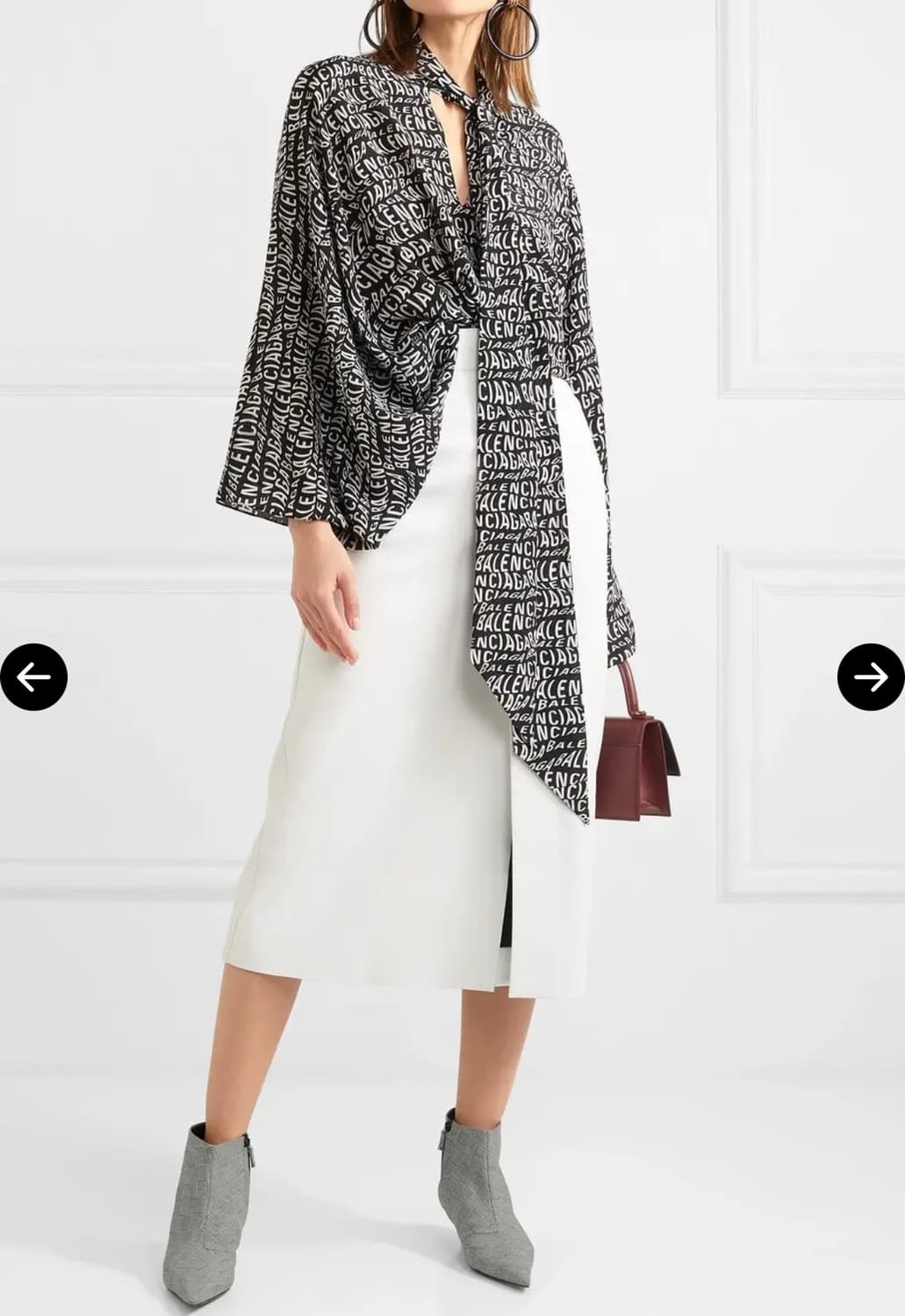 발렌시아가 키튼힐 부츠 37 knife bootie 상품이미지4