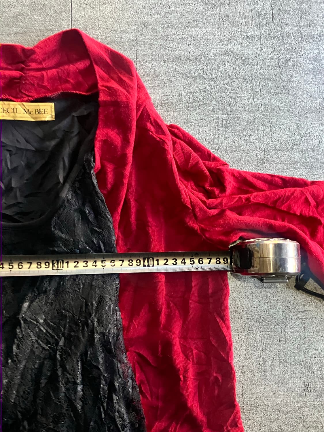 Cecil Mcbee 세실맥비 핀터깔y2k 오리엔탈펑크 슬립가디건 상품이미지2