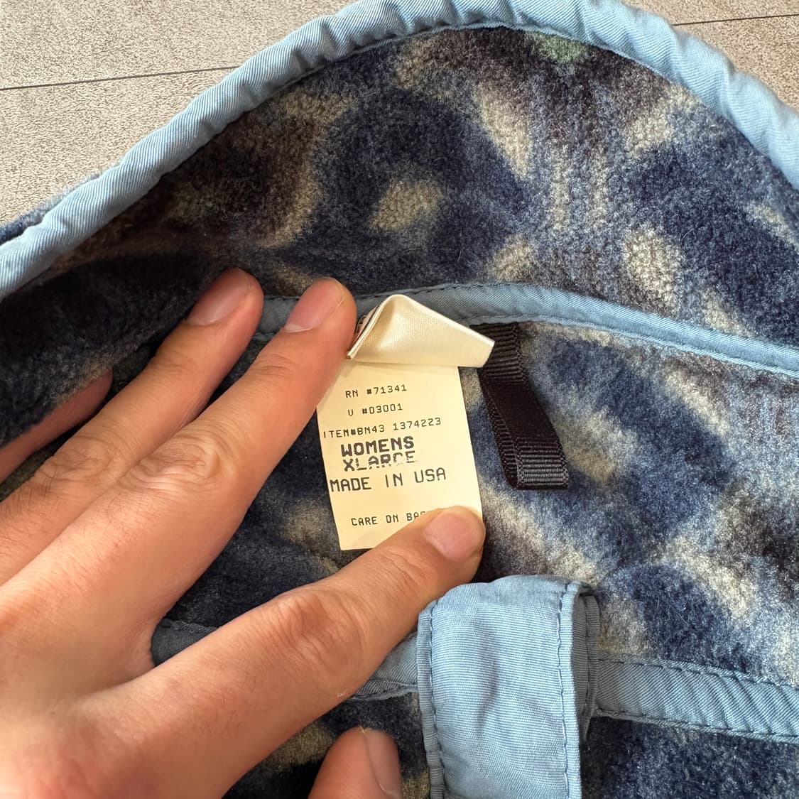 90s L.L.bean 90년대 미국 생산 엘엘빈 아즈텍 플리스 신칠라 상품이미지6