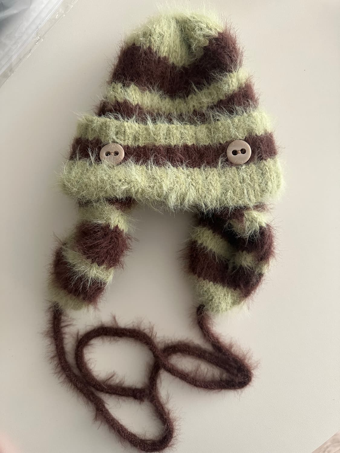 (한번착용)쎄쎄쎄 겨울니트모자 (무신사 59,000원 판매중) 상품이미지6