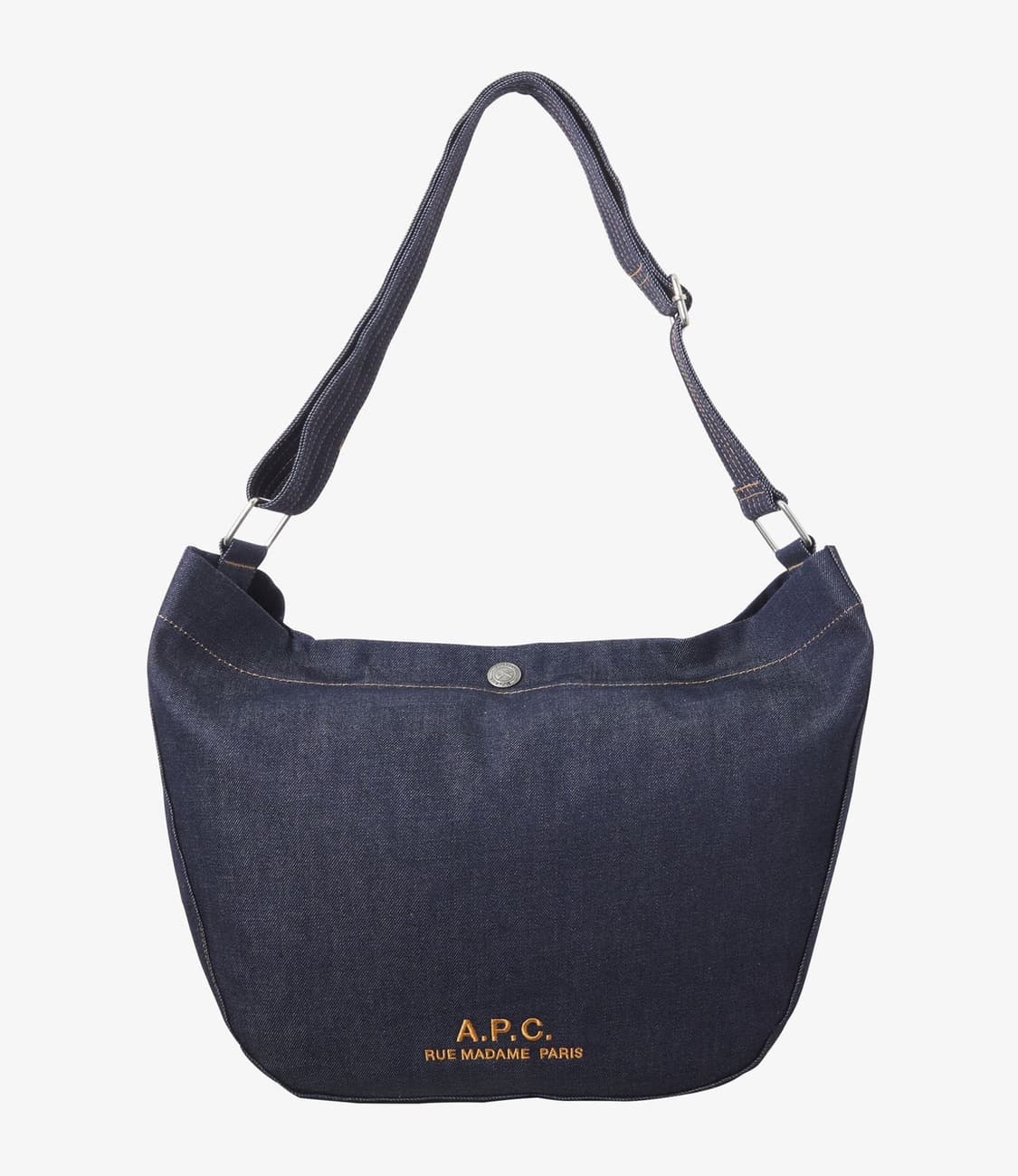 (새상품60%할인)APC 아페쎄 정품 남녀공용 저널 숄더백 블루진 상품이미지5