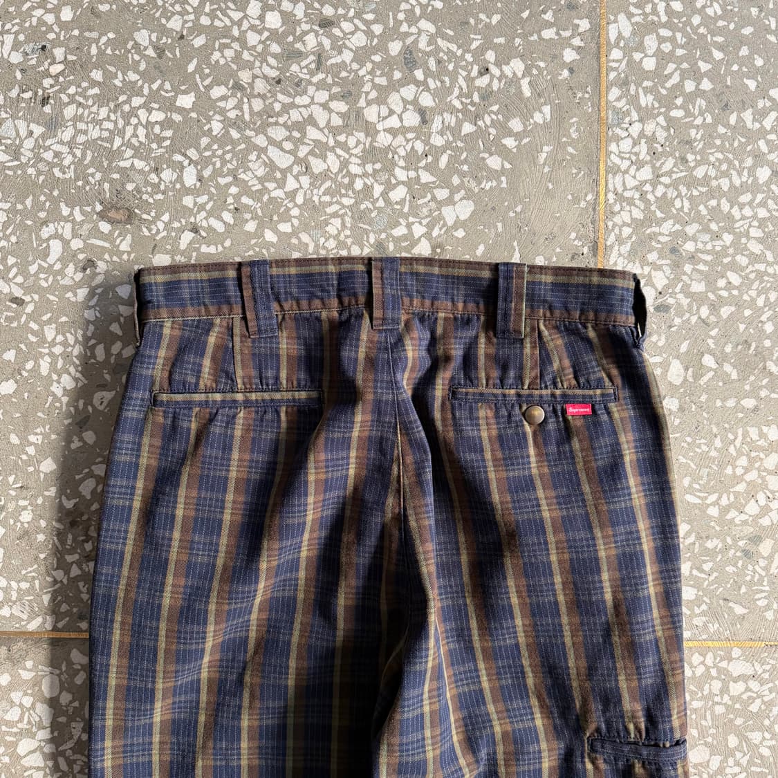 슈프림 플레이드 워크 팬츠 상품이미지6