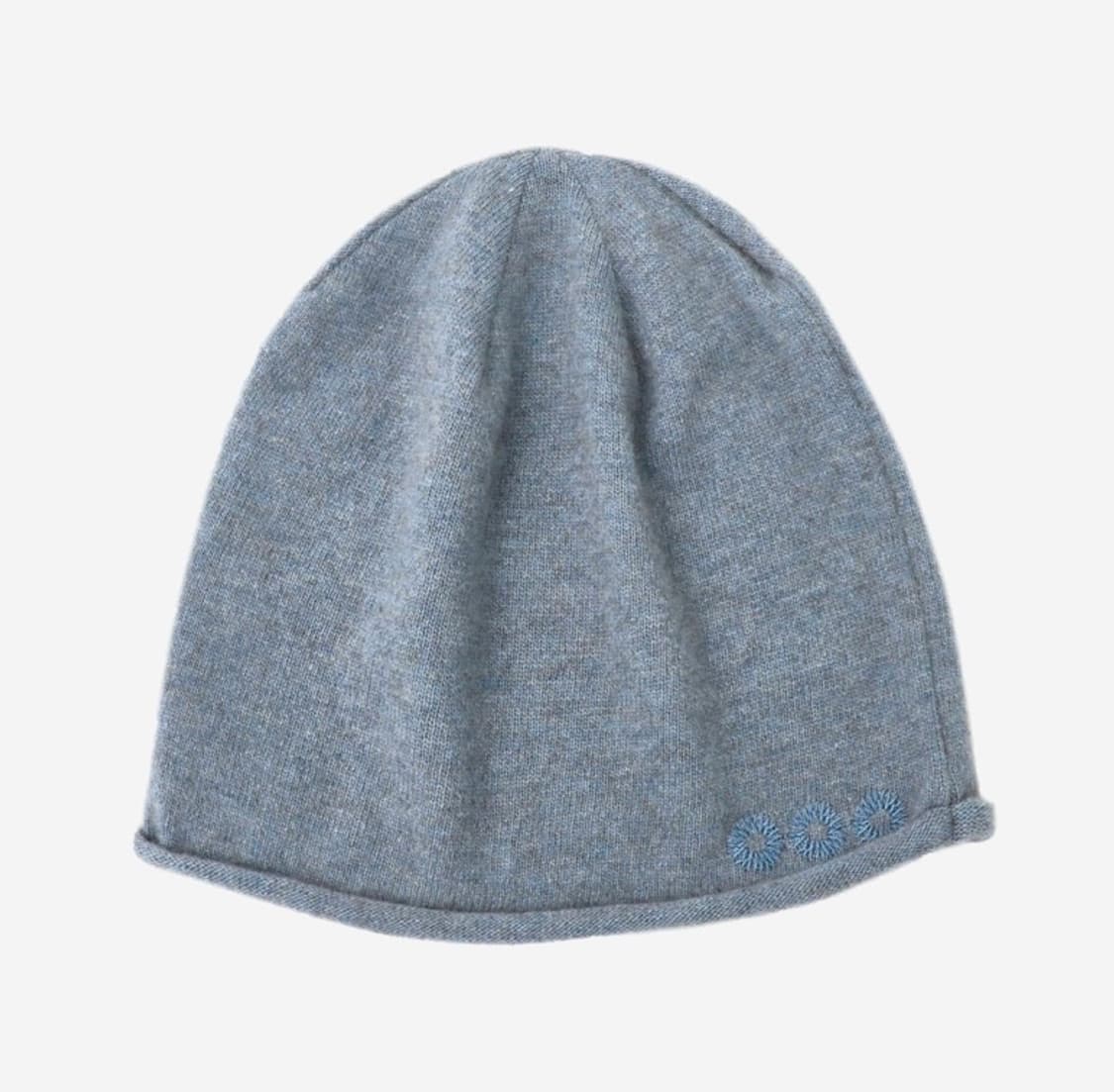 999휴머니티 OVERFIT ROLLED BEANIE 인디블루  상품이미지1
