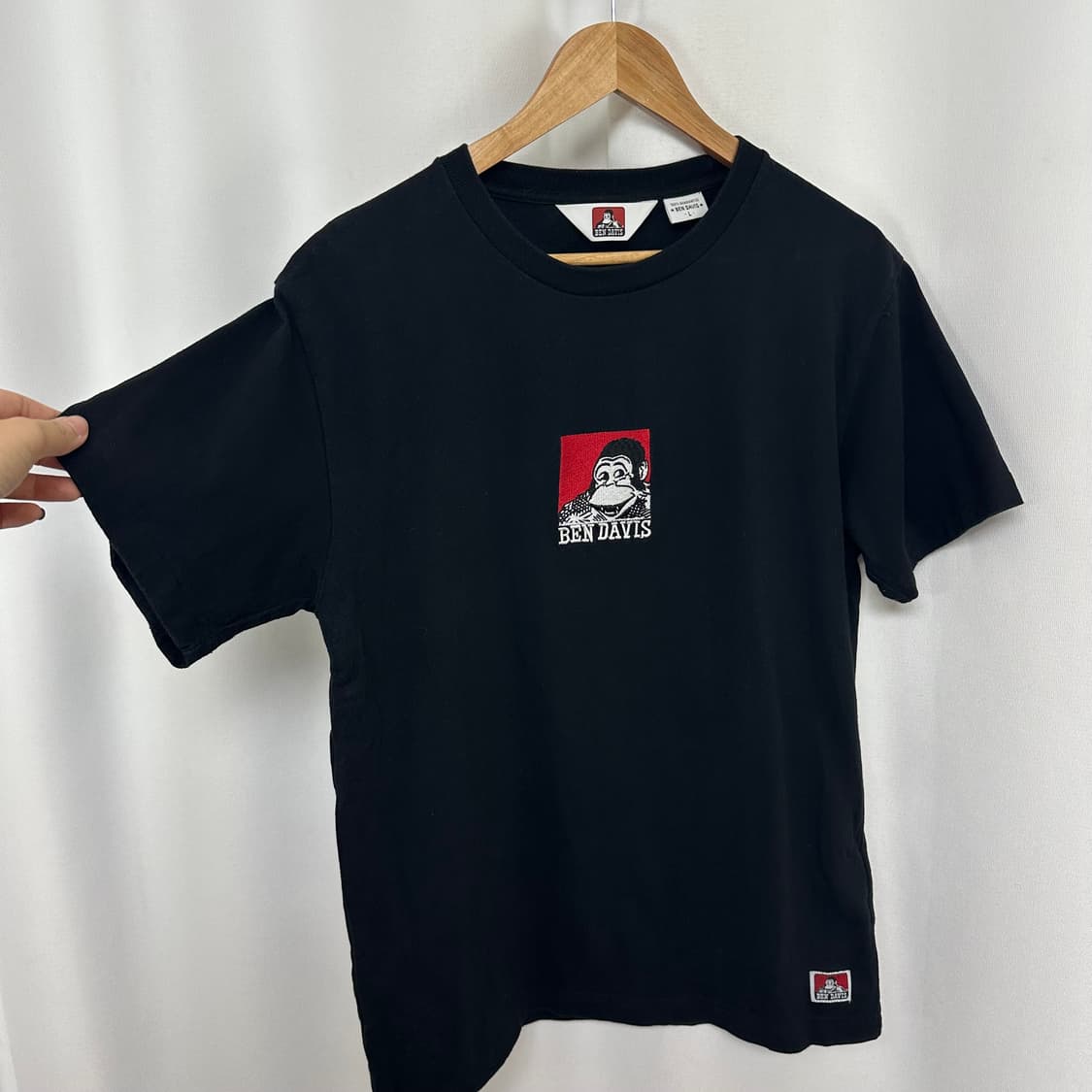   벤데이비스 공용 반팔티 검정 L 상품이미지3