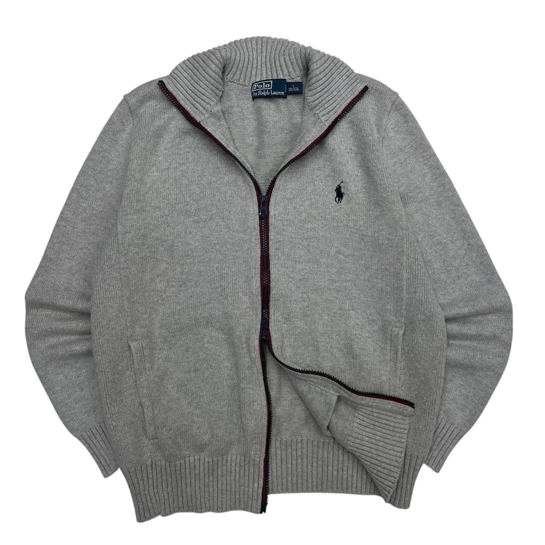 폴로 랄프로렌 블루포니 그레이 집업 S 상품이미지2