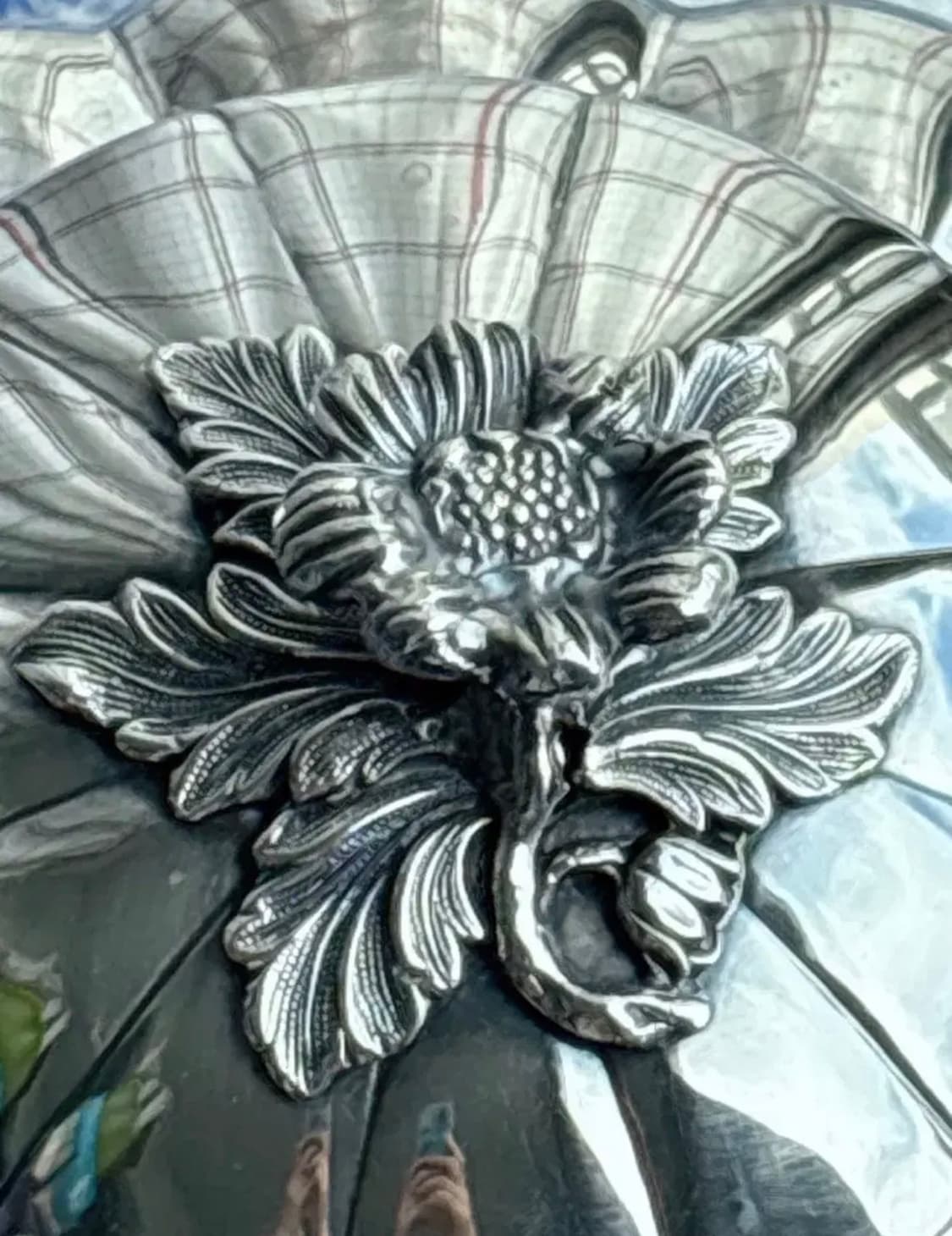 앤틱 풋티드 호박 실버플레이트 티팟 상품이미지7