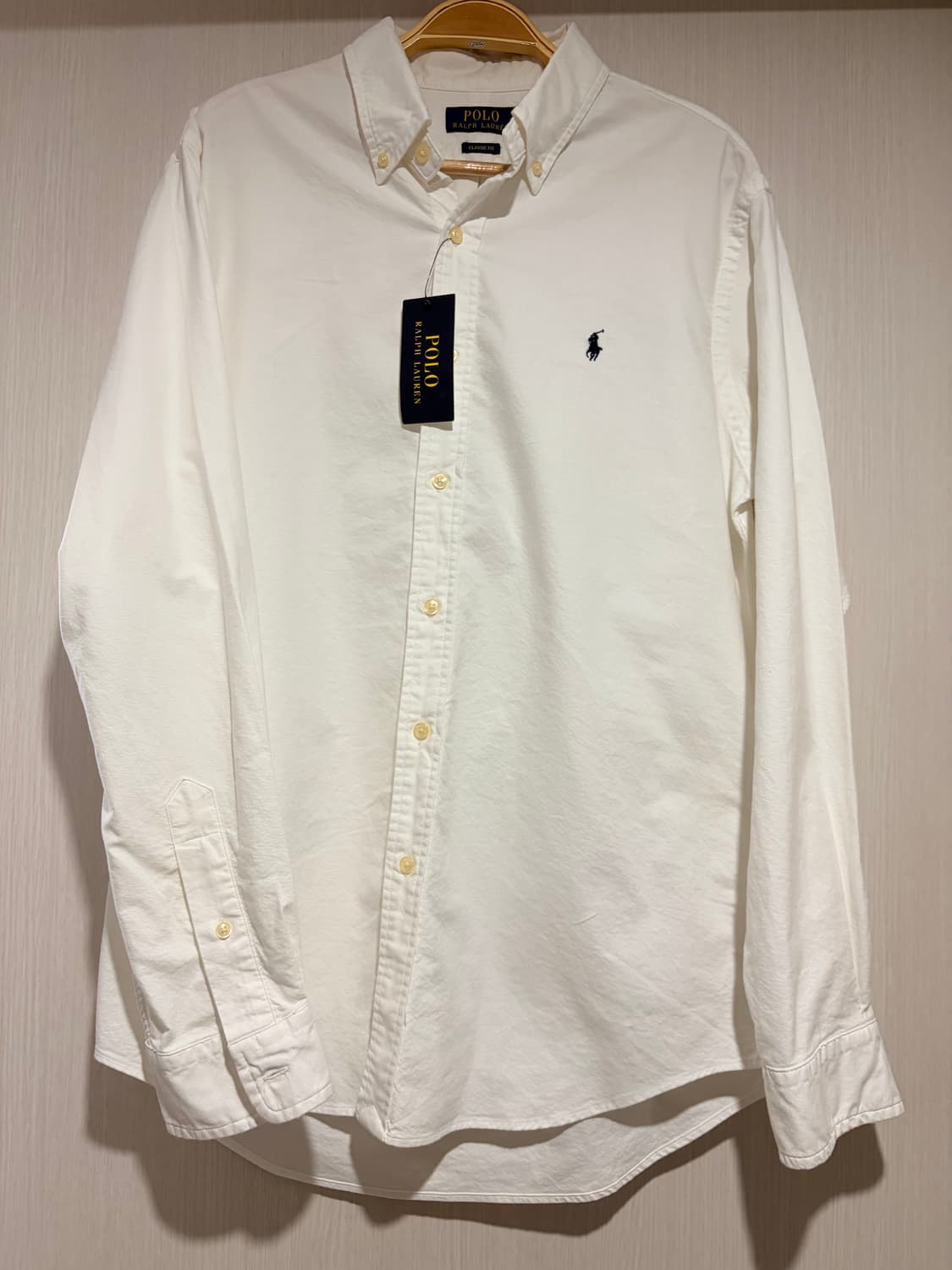 폴로 랄프로렌 클래식핏 가먼트다이드 옥스포드셔츠 M 상품이미지1
