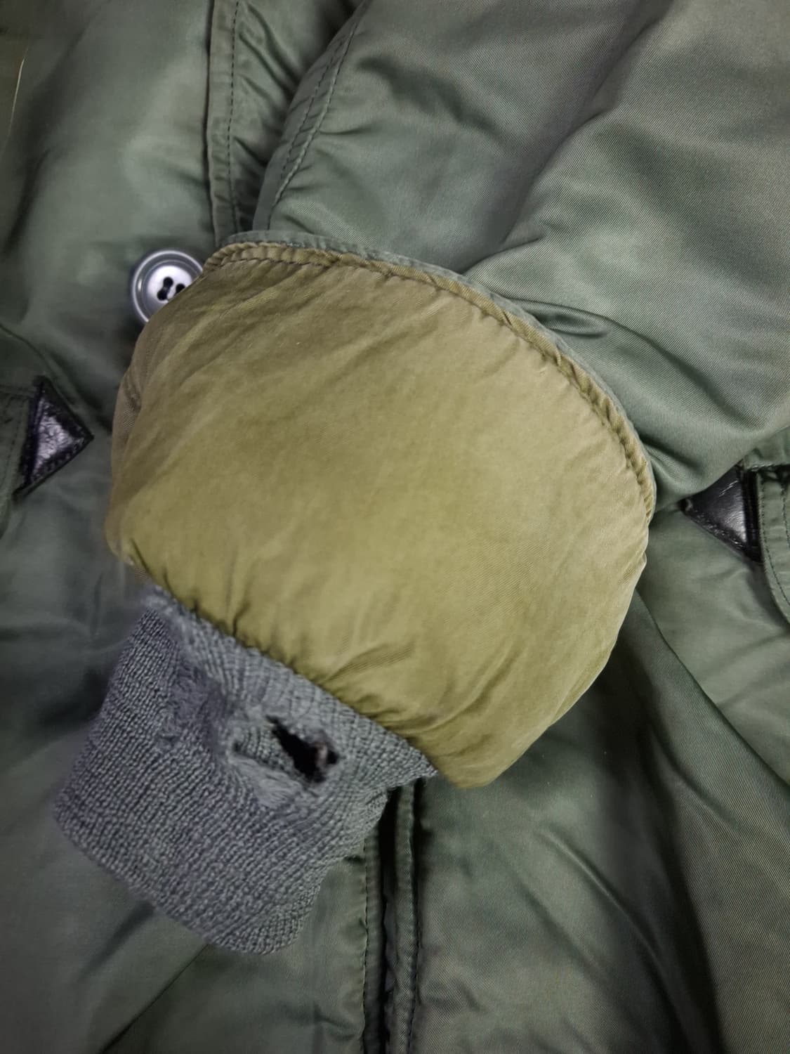 오리지날 미공군 64's 써든 울파일 N-3B 파카 상품이미지7