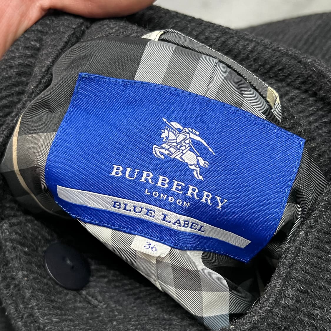  버버리 블루라벨 울 코트 y14443 상품이미지5