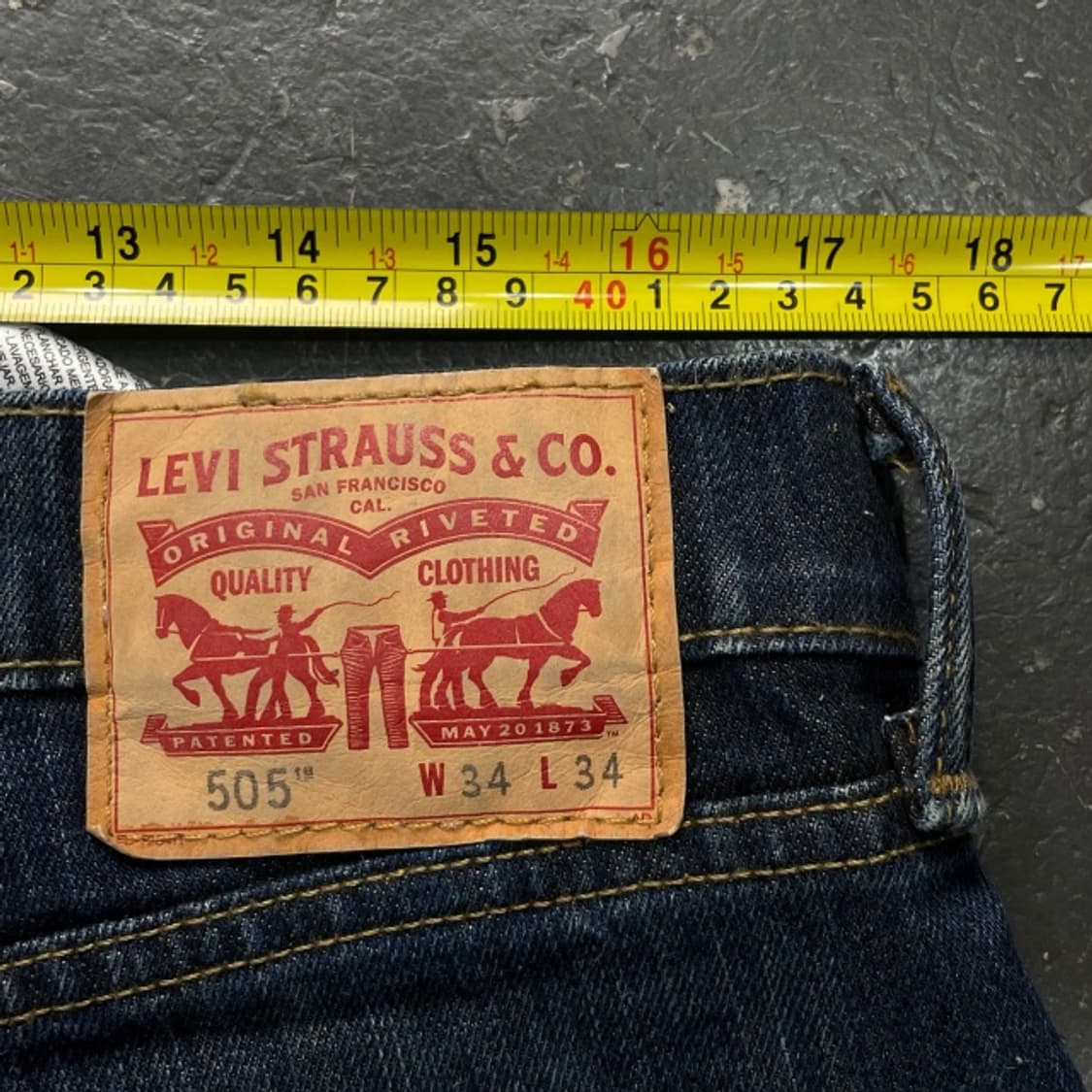 34 리바이스 505 청바지 상품이미지9