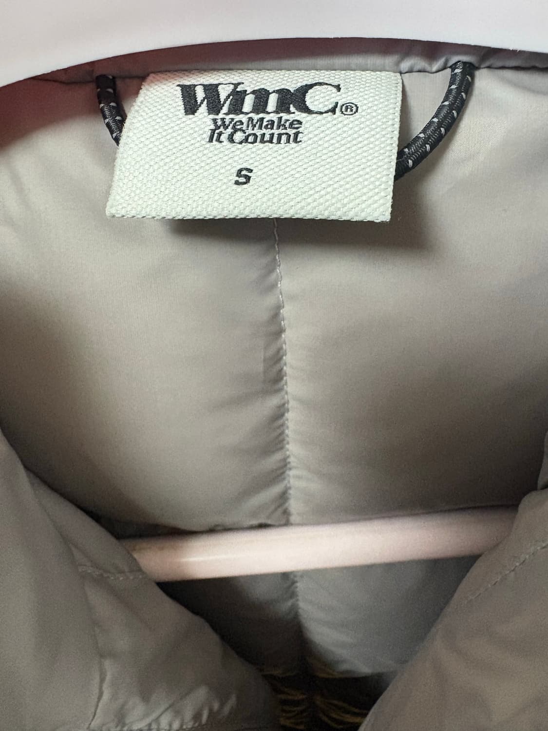 wmc 패딩 스퀘어 퀼팅 다운 자켓 그레이 s 상품이미지2