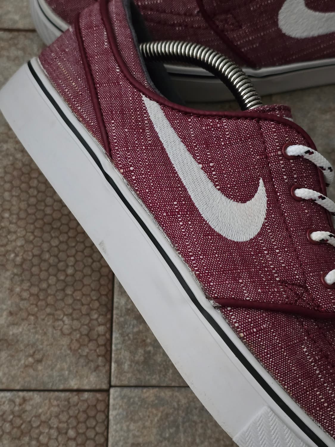(255)나이키 sb 스테판 야노스키 캔버스 버건디  상품이미지8