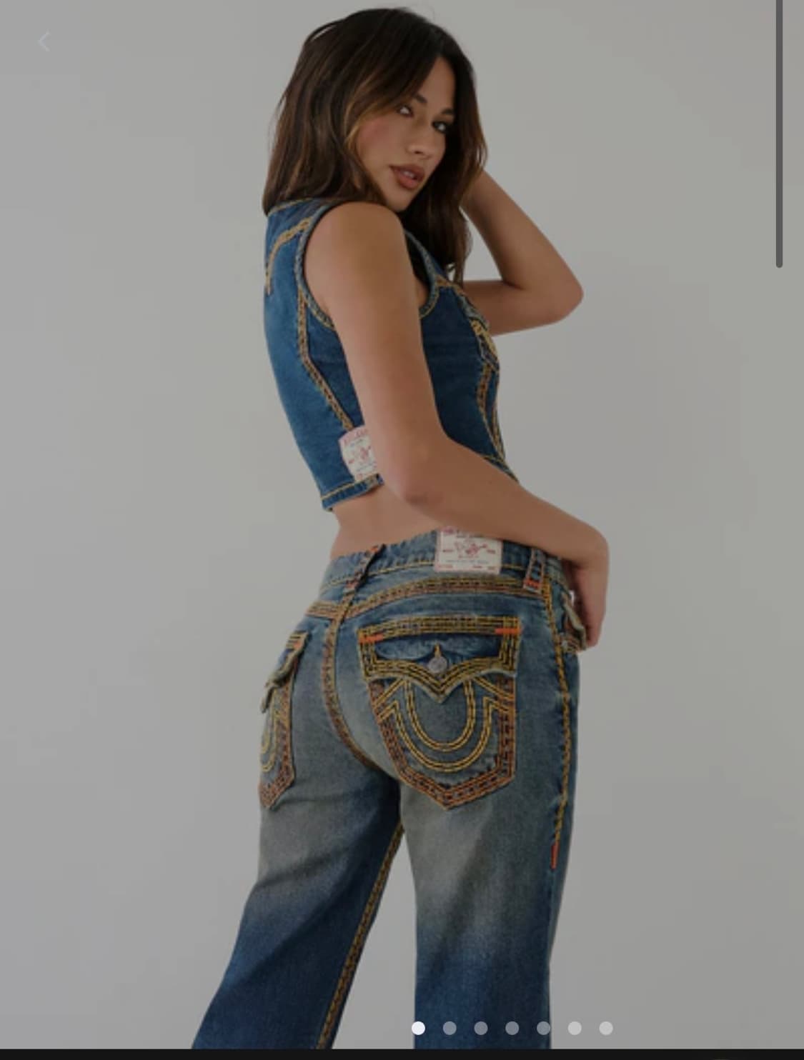 [오리지널 Y2K] 트루릴리전 빌리 슈퍼티 (Made in USA, 상품이미지1