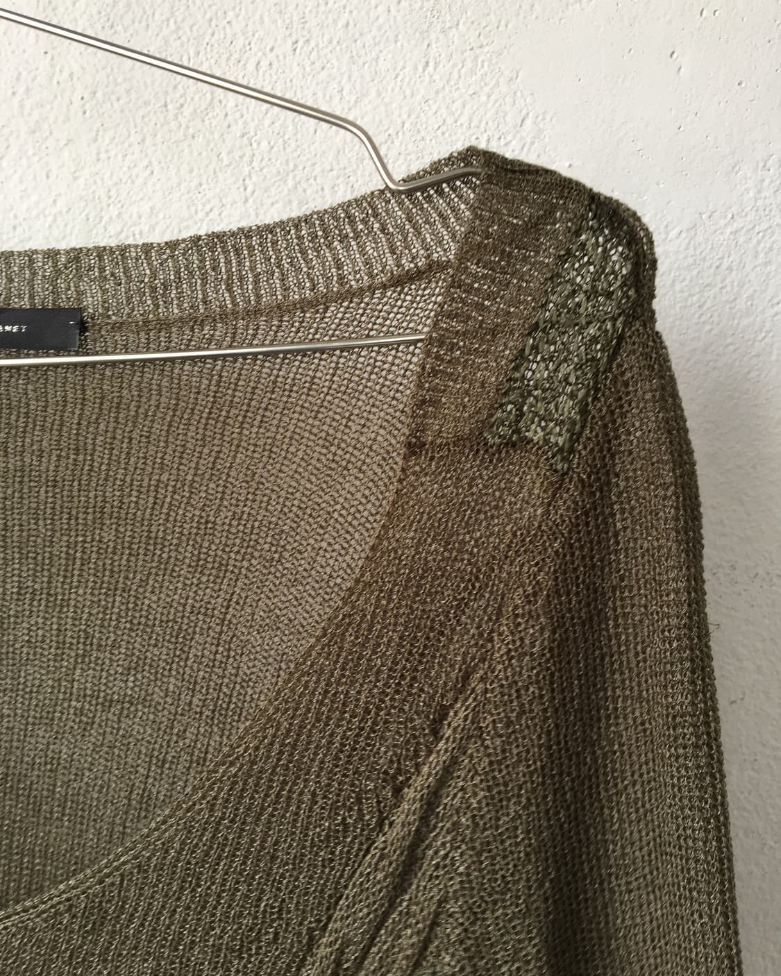 Cable point v neck knit 상품이미지4