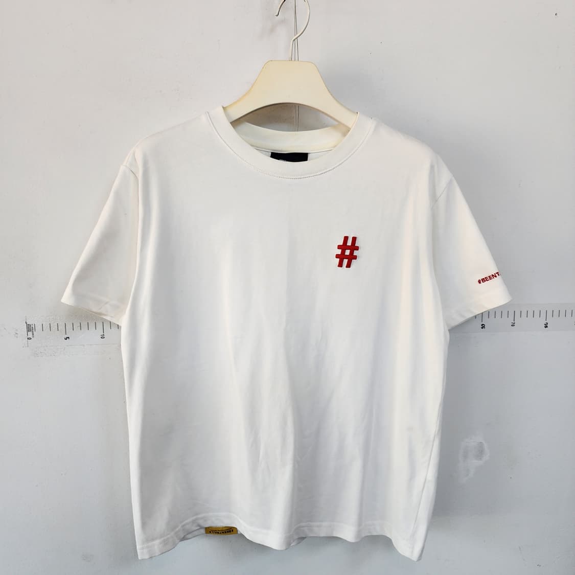BEENTRILL 화이트 반팔티 상품이미지1