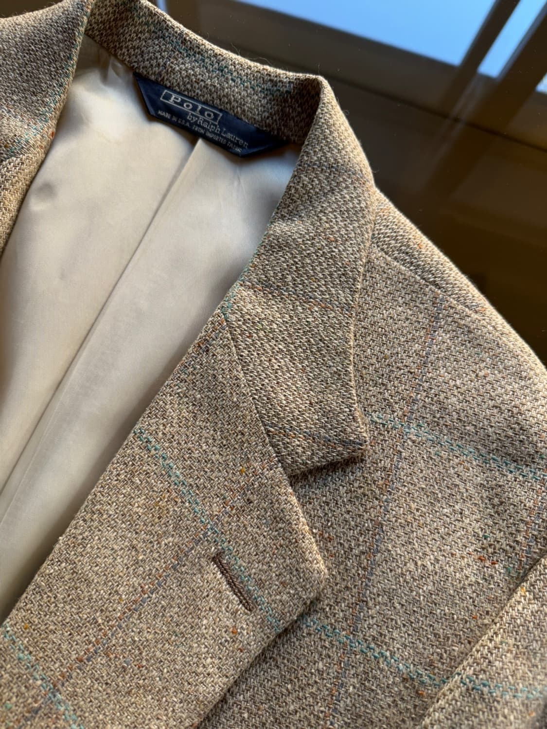 폴로 랄프로렌 트위드 테일러드 자켓 100 상품이미지3