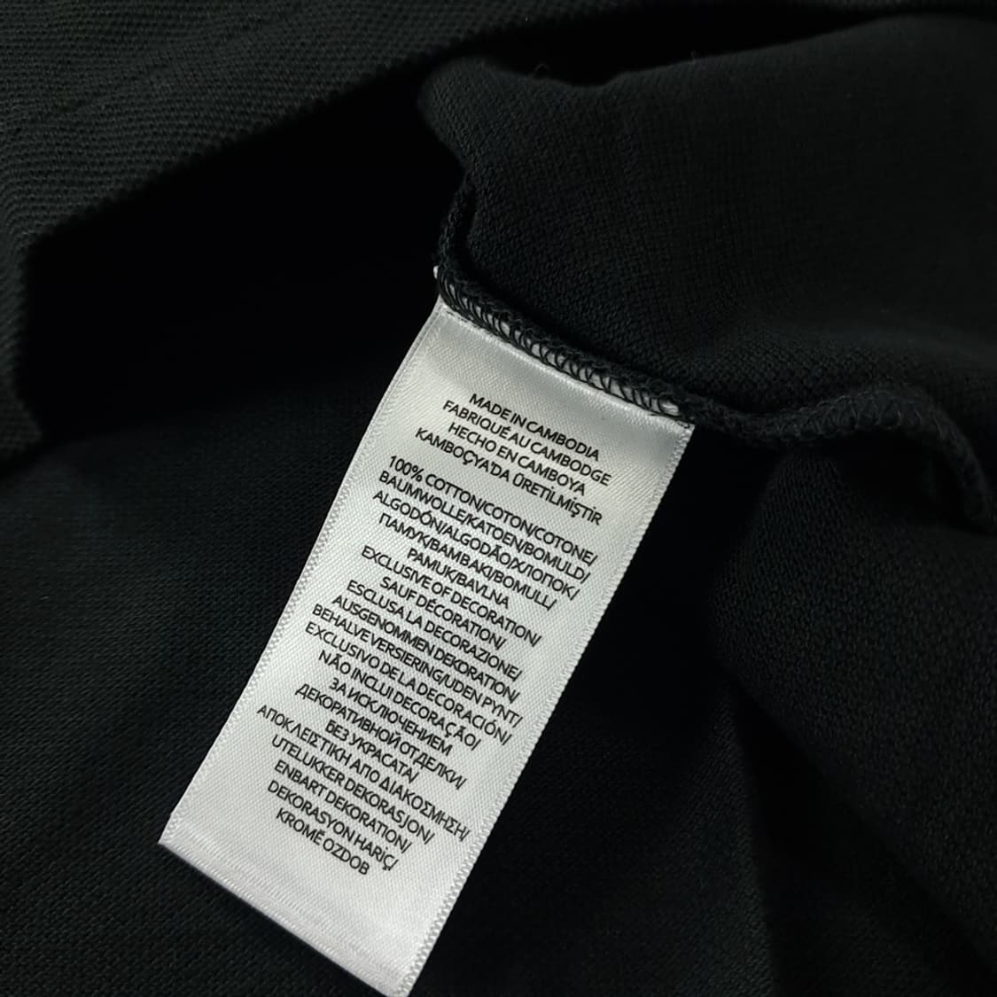 CK381 L 폴로 슬림핏 레드포니 블랙 칼라 반팔 티셔츠 상품이미지5