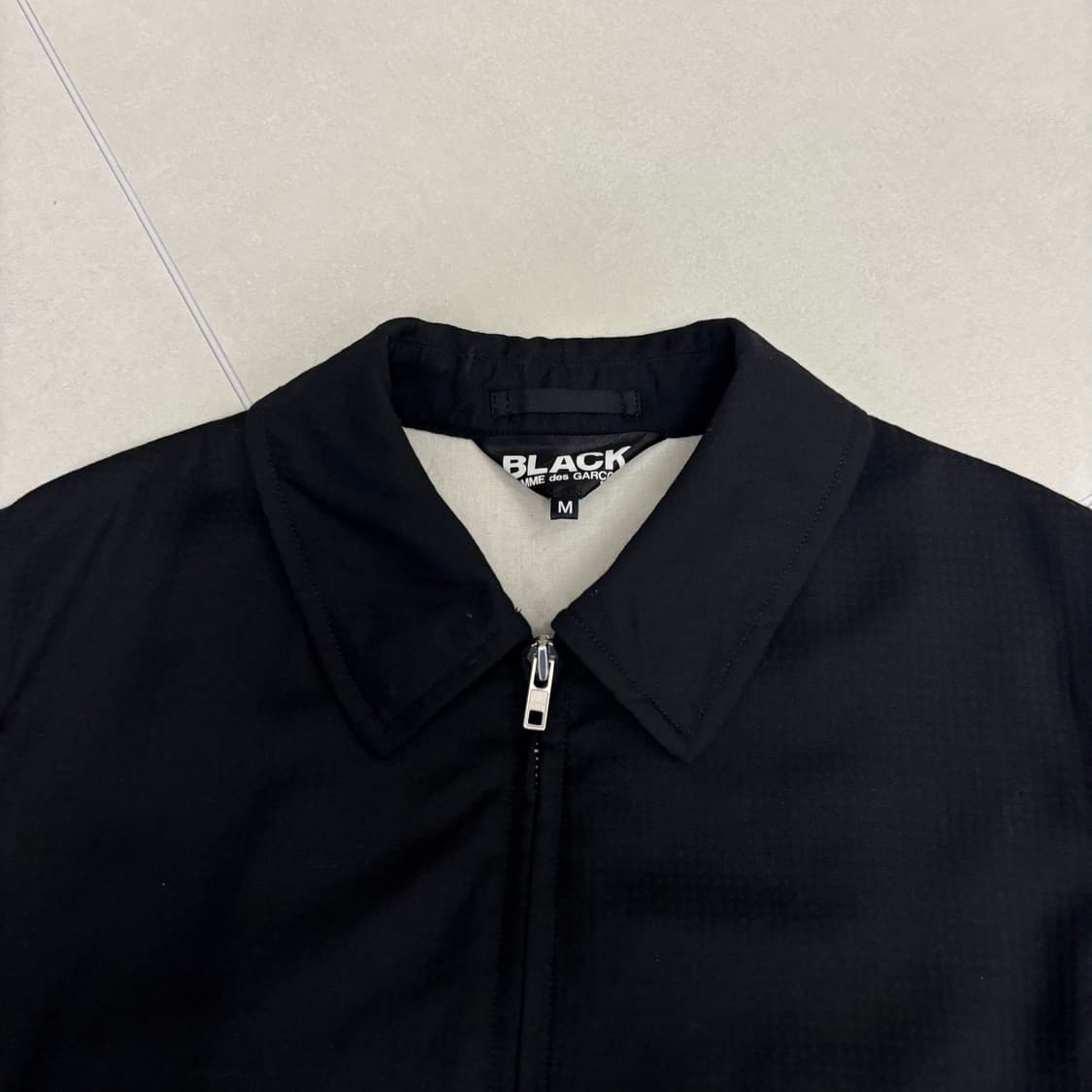 꼼데가르송 블랙 울 자켓 상품이미지3