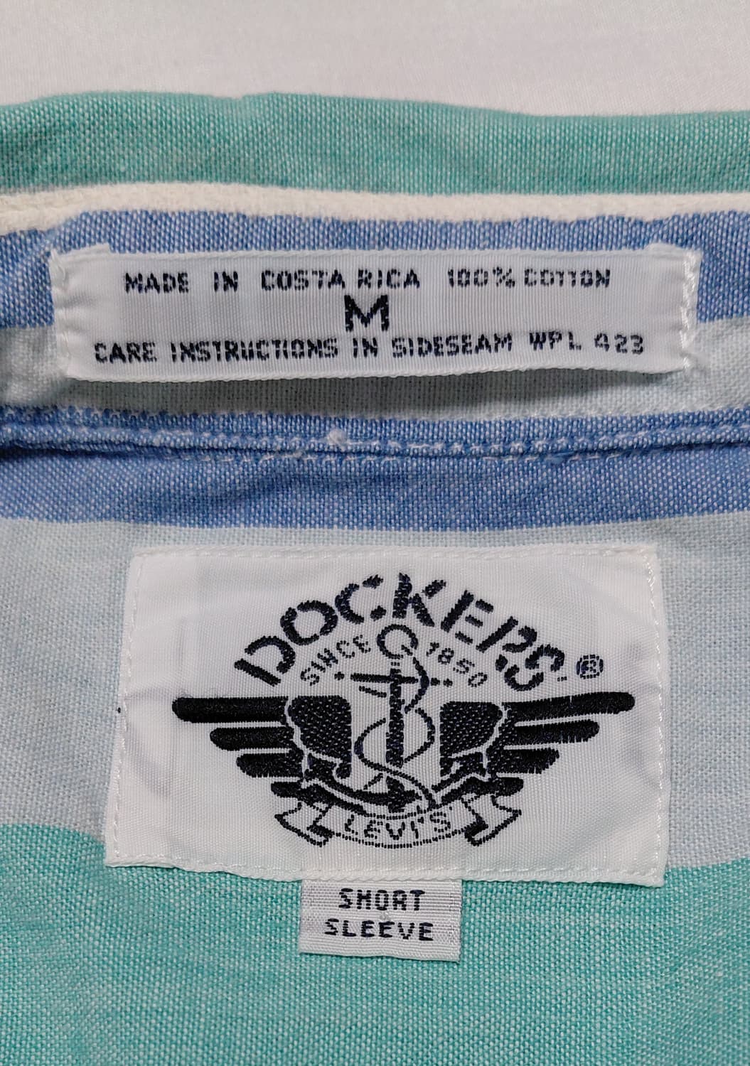 [M] 90s Dockers by 리바이스 라인 멀티 스트라이프 셔츠 상품이미지5