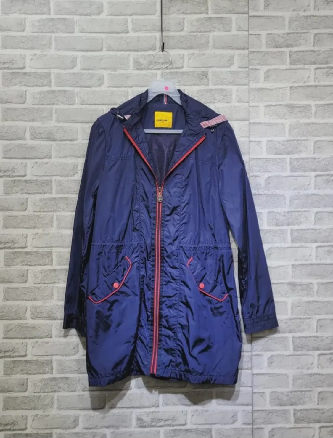 👠여성66사이즈👠macaw 스포츠 네이비 바람막이(봄~초여름) 상품이미지1