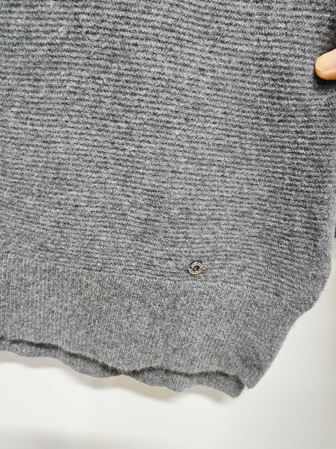 헤리티지 모크넥 니트 롱 스웨터 캐시미어 상품이미지3