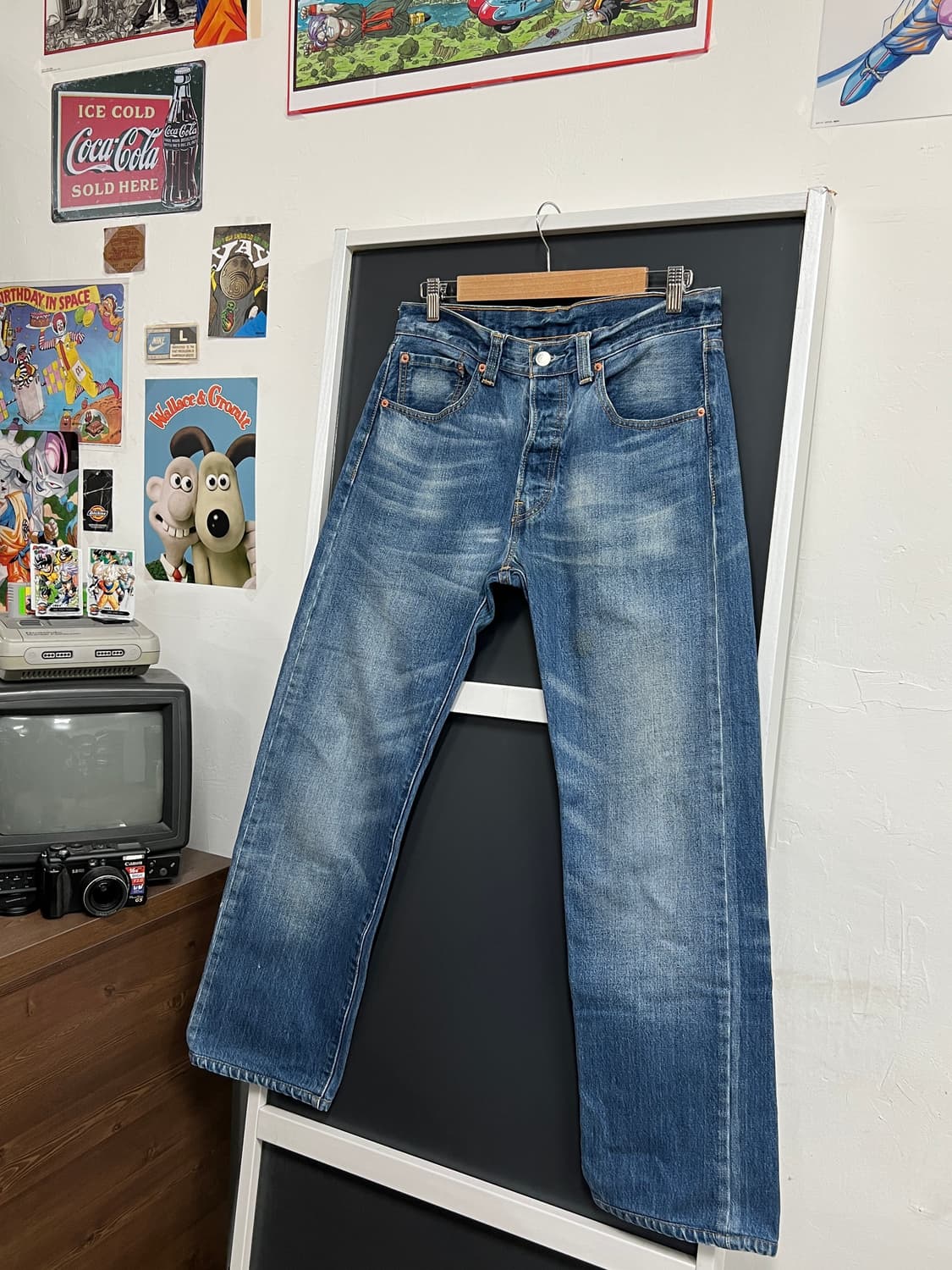 Levis 리바이스 501 버튼플라이 세미와이드핏 데님 팬츠 상품이미지8