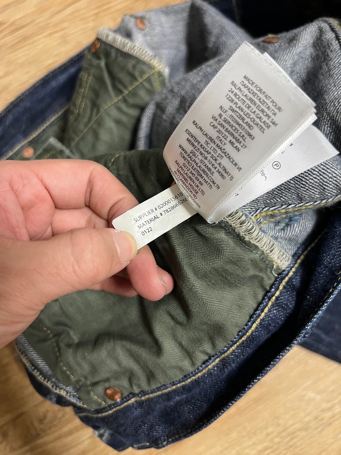 택포18) RRL 더블알엘 리미티드 에디션 1944 대전판 데님팬츠 상품이미지5