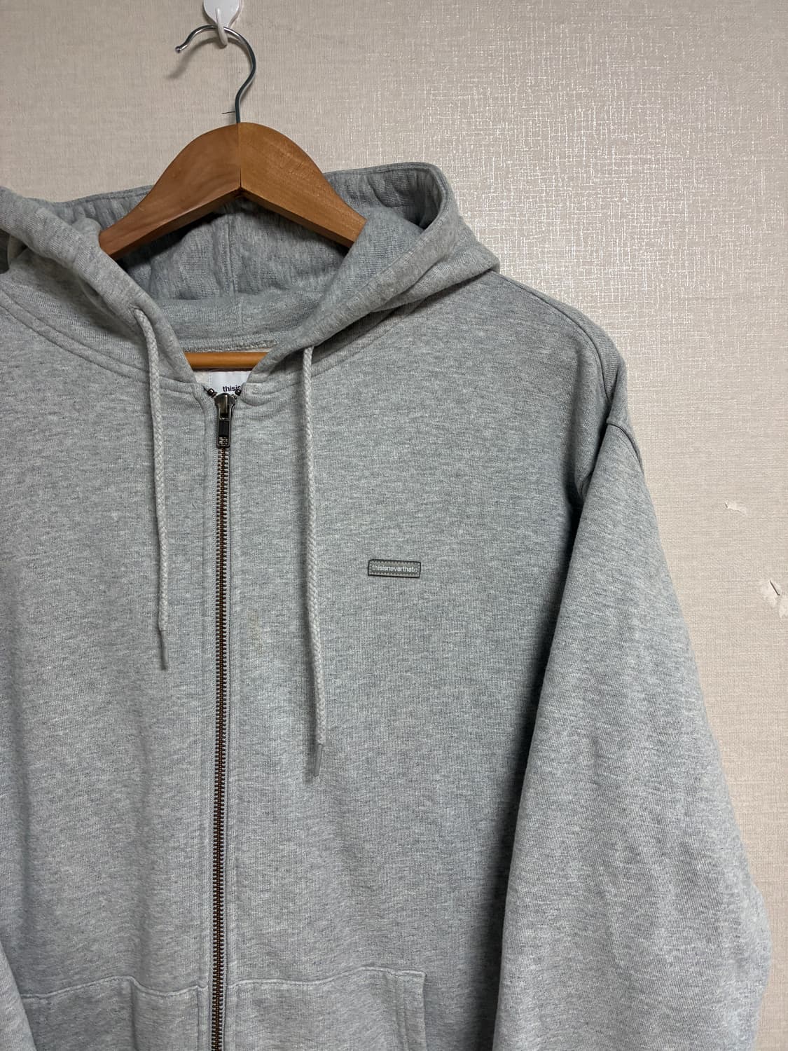 빈티지 디스이즈네버댓 후드집업 그레이 L 상품이미지1