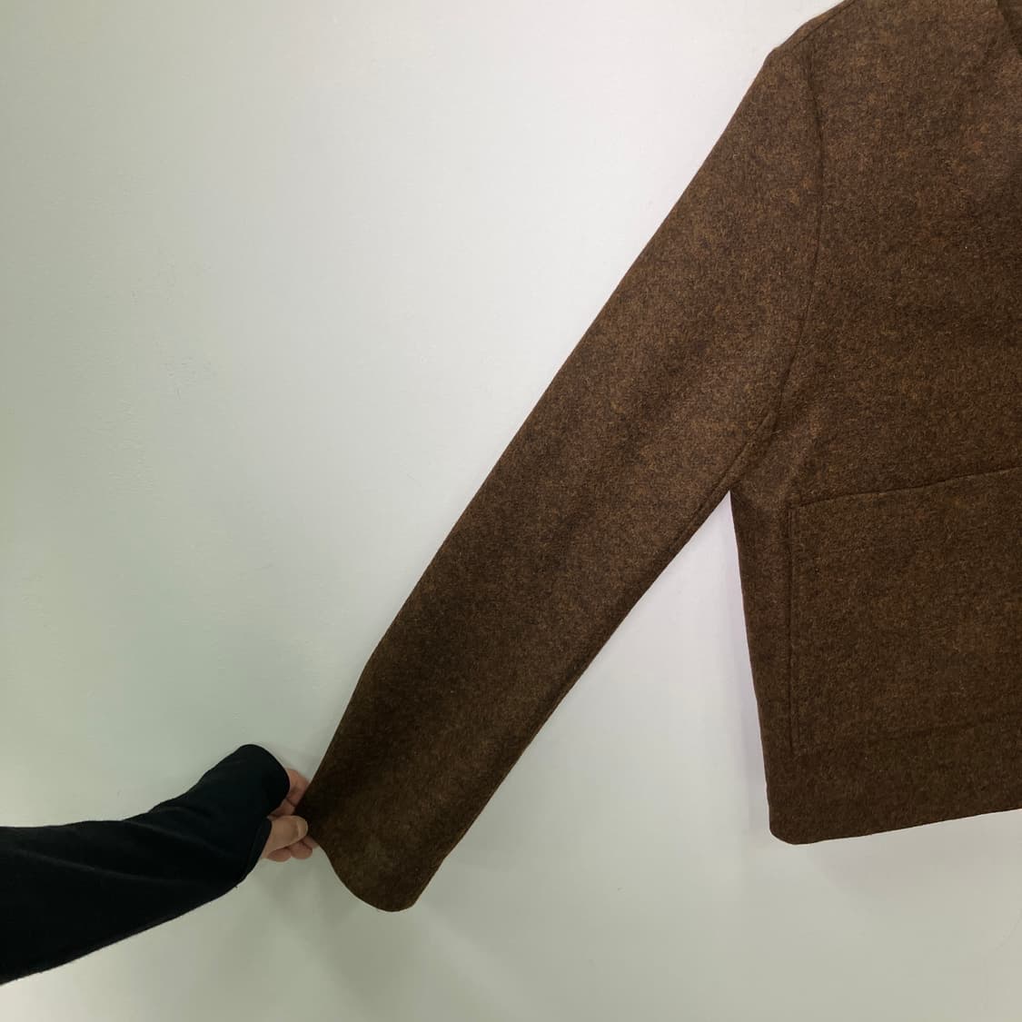코스 브라운 브이넥 울 자켓 34 상품이미지6