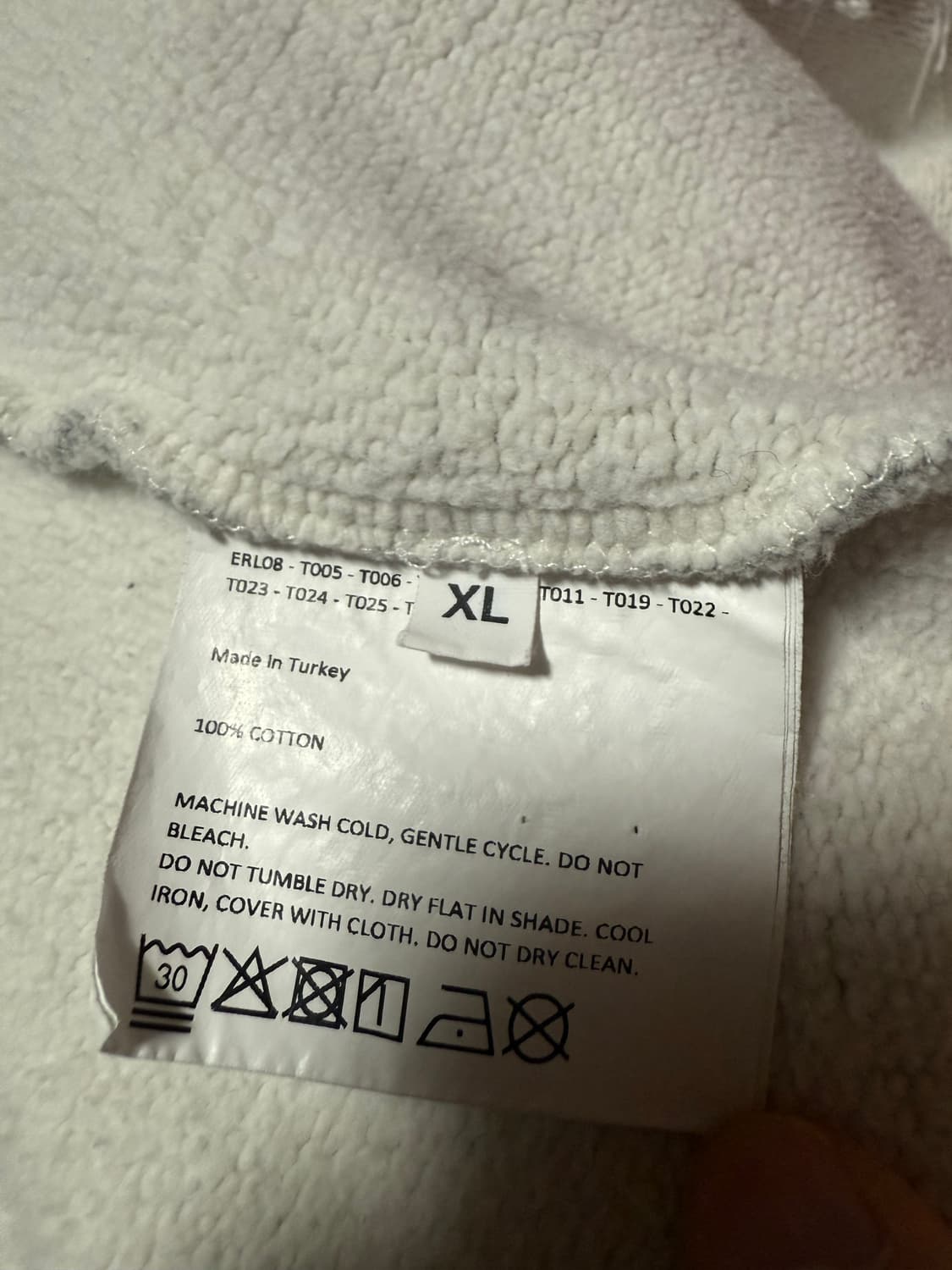 ERL 스월 후드집업 그레이 상품이미지4