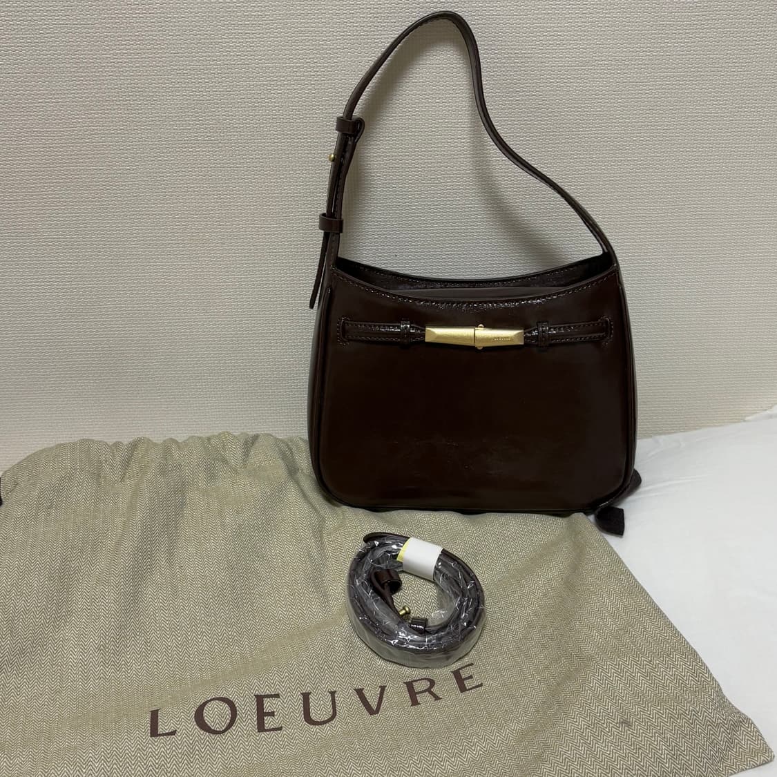 루에브르 삭드마르셰 스몰 브라운 풀구성 상품이미지1