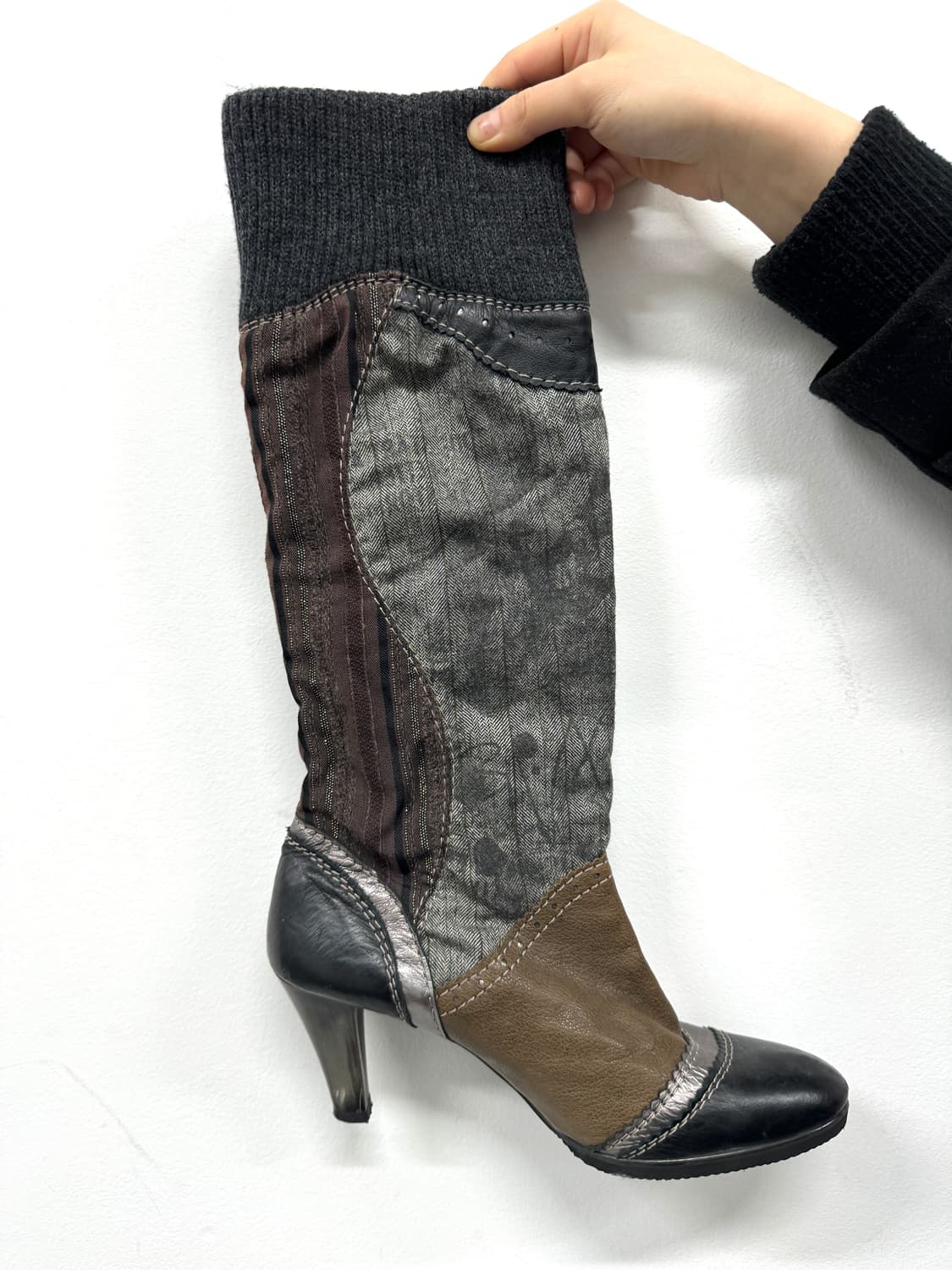 design knit boots 상품이미지2