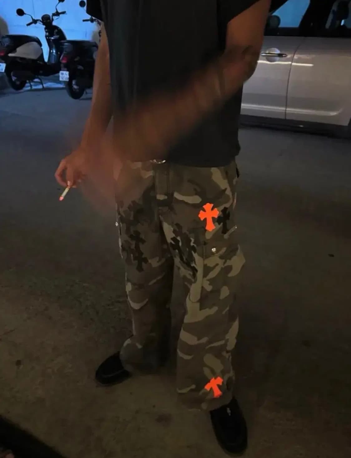 레어) 크롬하츠 Chrome Hearts 코듀로이 대거 로퍼 슬리퍼 42 상품이미지10