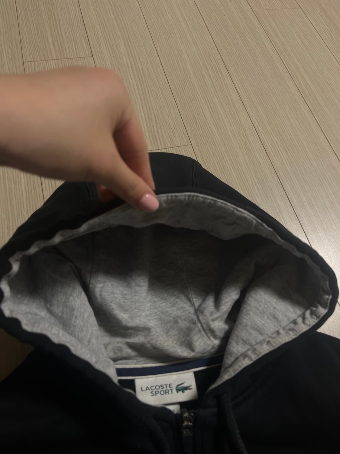 라코스테 후드집업(기모) 상품이미지2