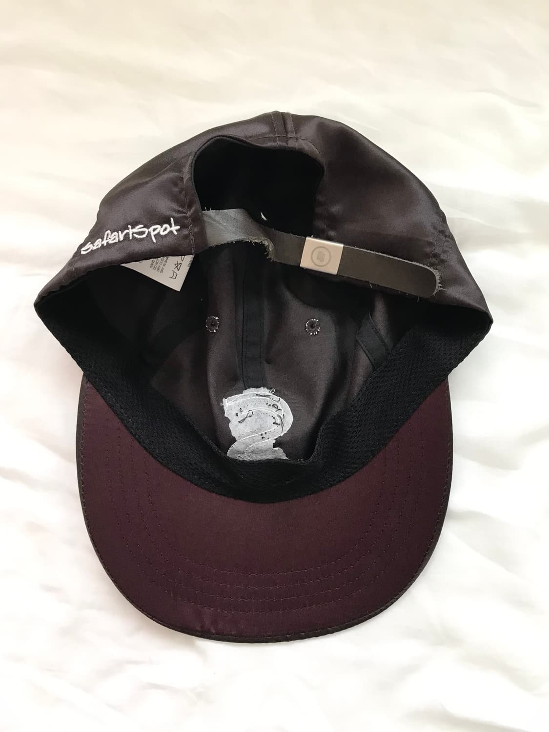 Safarispot 사파리스팟 새틴 캡 모자 브라운 상품이미지3