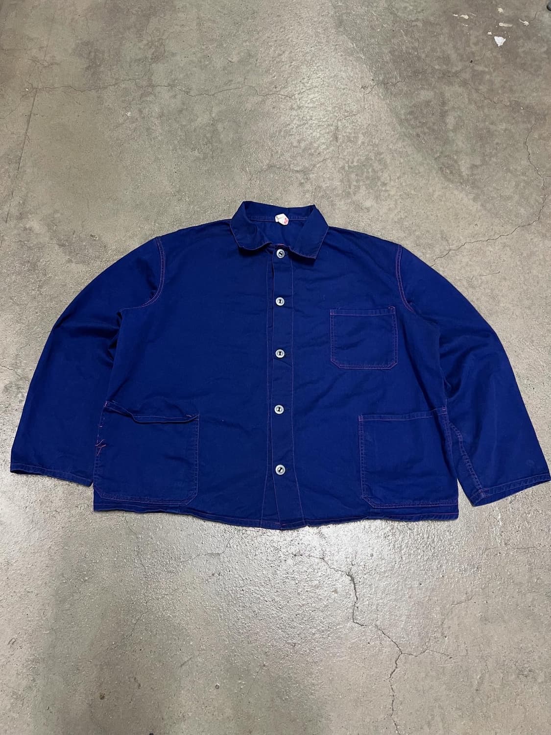 OLD VINTAGE FRENCH RED STITCH 빈티지프렌치워크자켓 상품이미지1