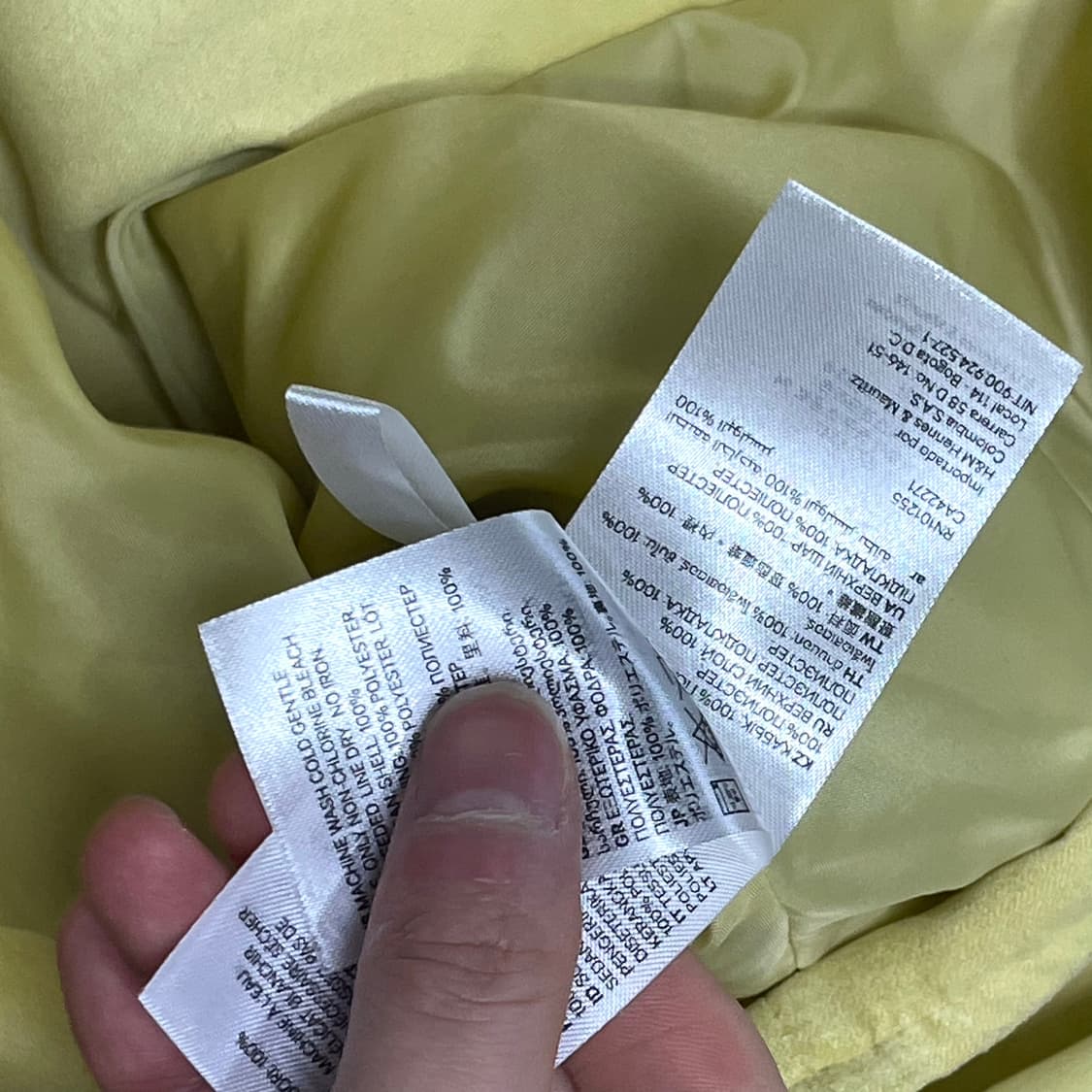 H&M 옐로우 세무 라이더자켓 여성S 상품이미지4